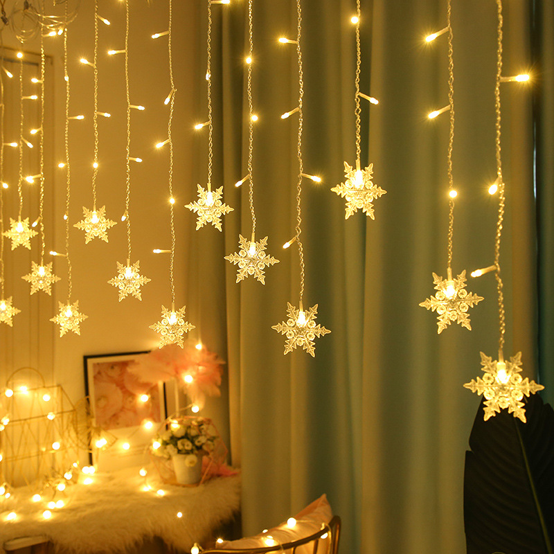 Led Fairy String Lights - 3.5M Christmas Snowflake ไฟ LED String