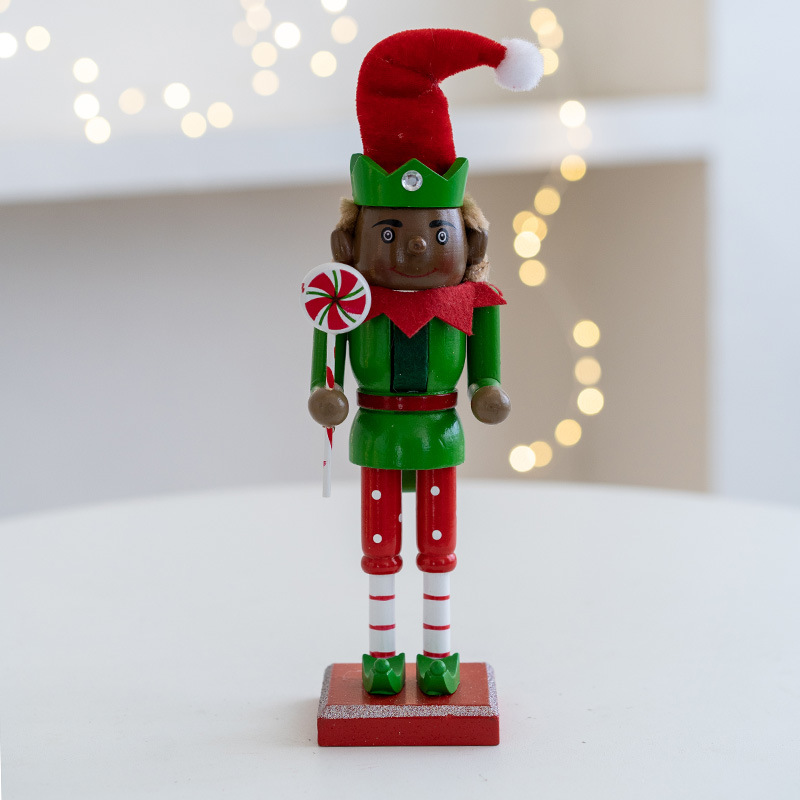 27ซม. ใหม่สไตล์ยุโรปชายชราเอลฟ - Nutcracker Figurine บทวิจารณ์และราคา