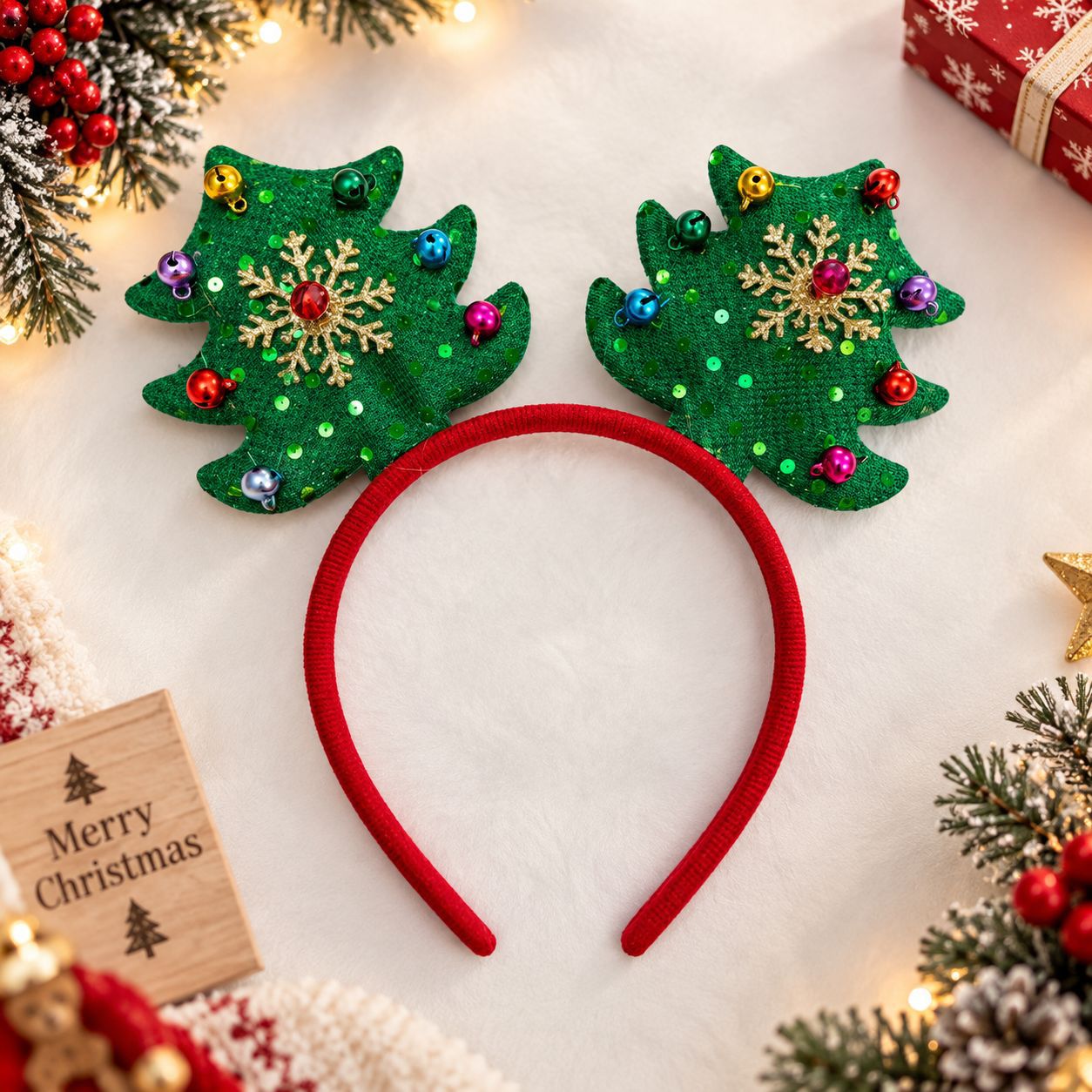 ที่คาดผมคริสต์มาส หมวกซานต้า ต - Reindeer Antlers Headband บทวิจารณ์และราคา