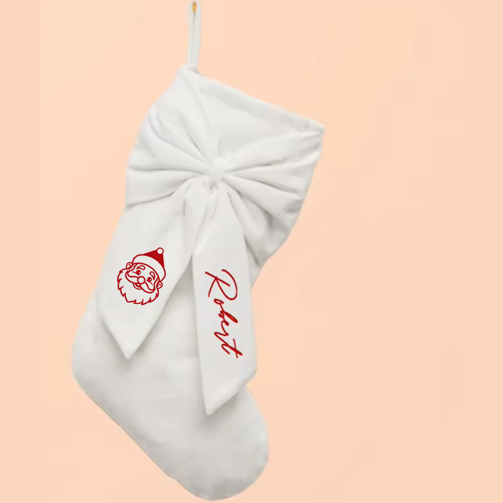 ถุงเท้าคริสต์มาสกำมะหยี่สั่งทำ - Christmas Stocking Hanging บทวิจารณ์และราคา