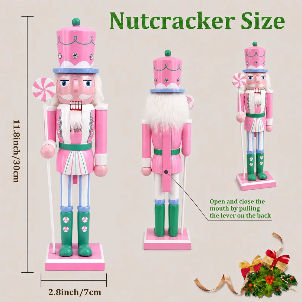 ฟิกเกอร์ทหารนัทแครกเกอร์ไม้ขนา - Nutcracker Figurine บทวิจารณ์และราคา