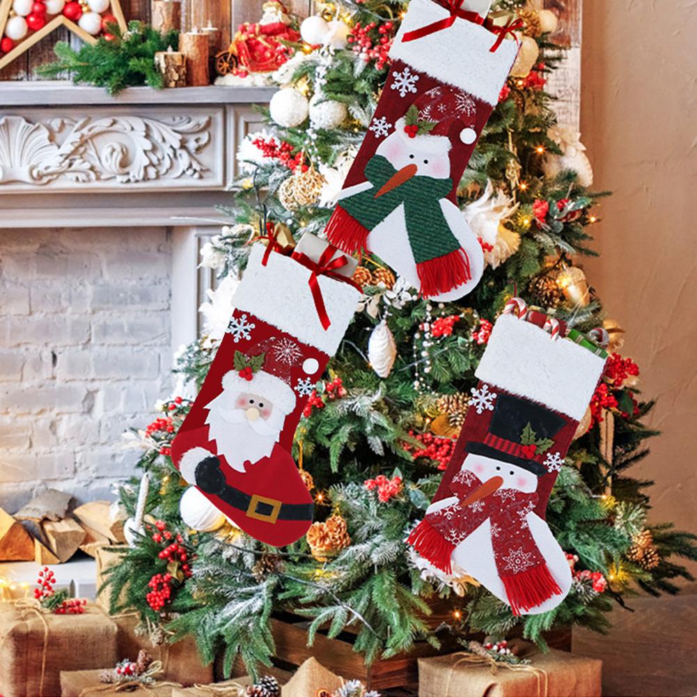 ชุดถุงเท้าคริสต์มาส ถุงเท้าคริ - Christmas Stocking Hanging บทวิจารณ์และราคา