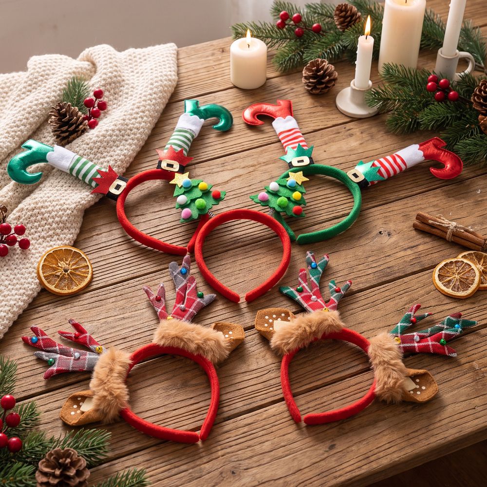 ที่คาดผมคริสต์มาสดีไซน์รูปเขาก - Reindeer Antlers Headband บทวิจารณ์และราคา