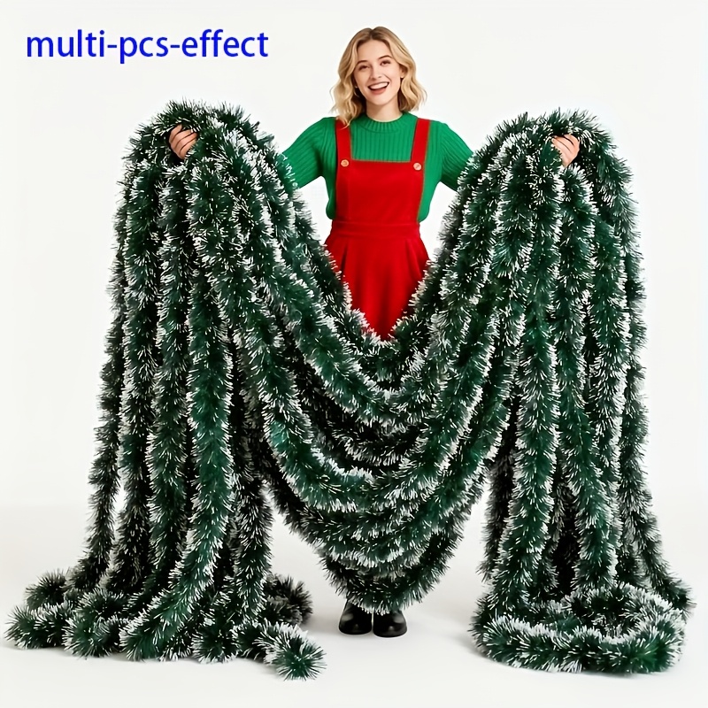 พวงมาลัยคริสต์มาส 6/14 เมตร, ข - Tinsel Garland Decoration บทวิจารณ์และราคา