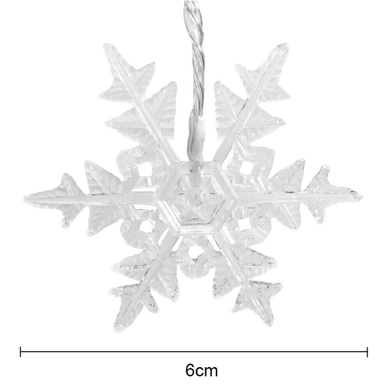 3.5M Christmas Snowflake ไฟ LE - Led Fairy String Lights บทวิจารณ์และราคา