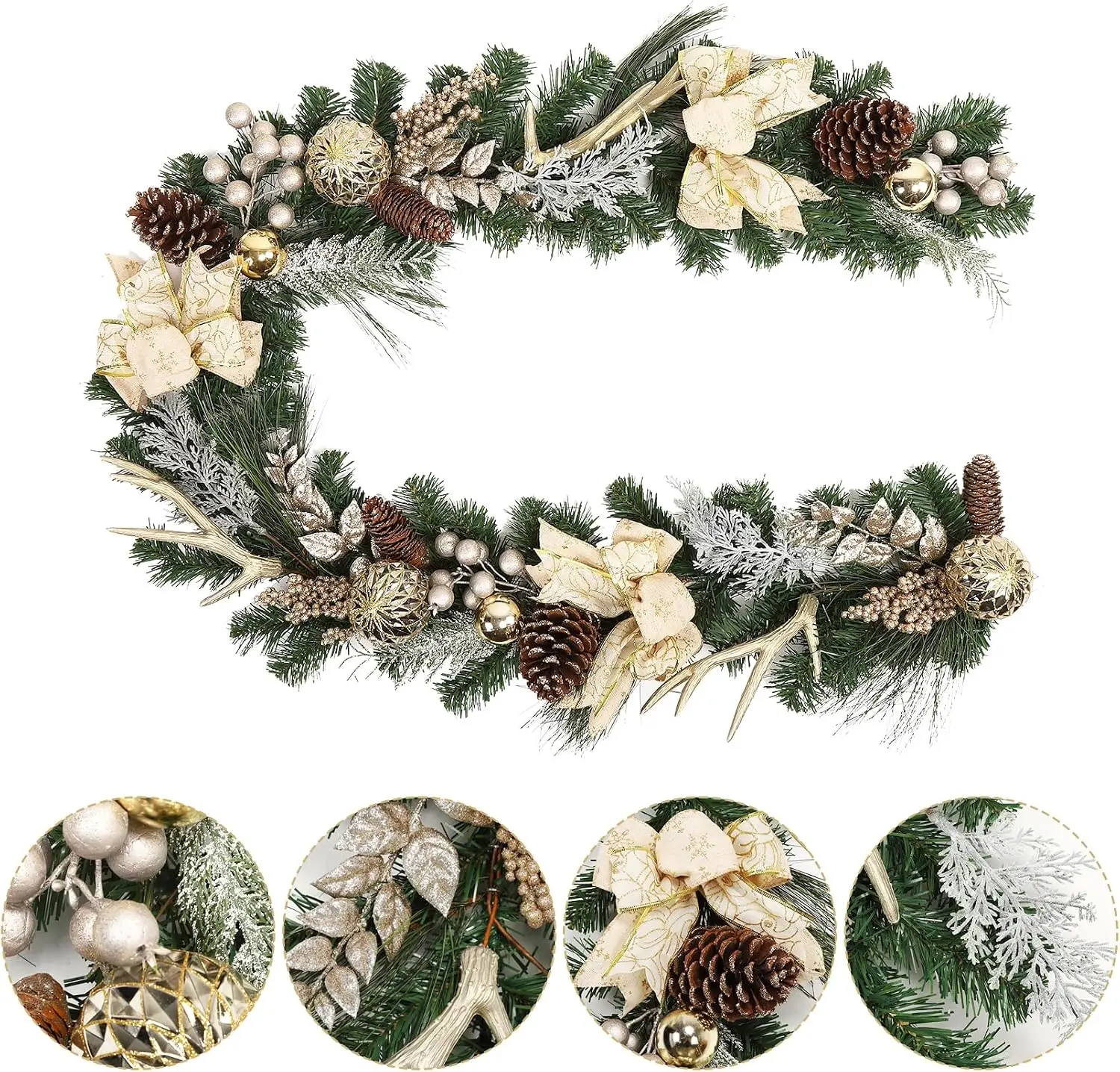 Garvee พวงมาลัยคริสต์มาสพร้อมไ - Led Fairy String Lights บทวิจารณ์และราคา