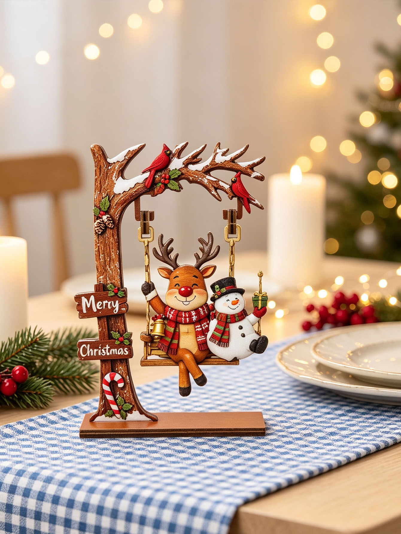 ของตกแต่งคริสต์มาสทำจากไม้, งา - Nutcracker Figurine บทวิจารณ์และราคา