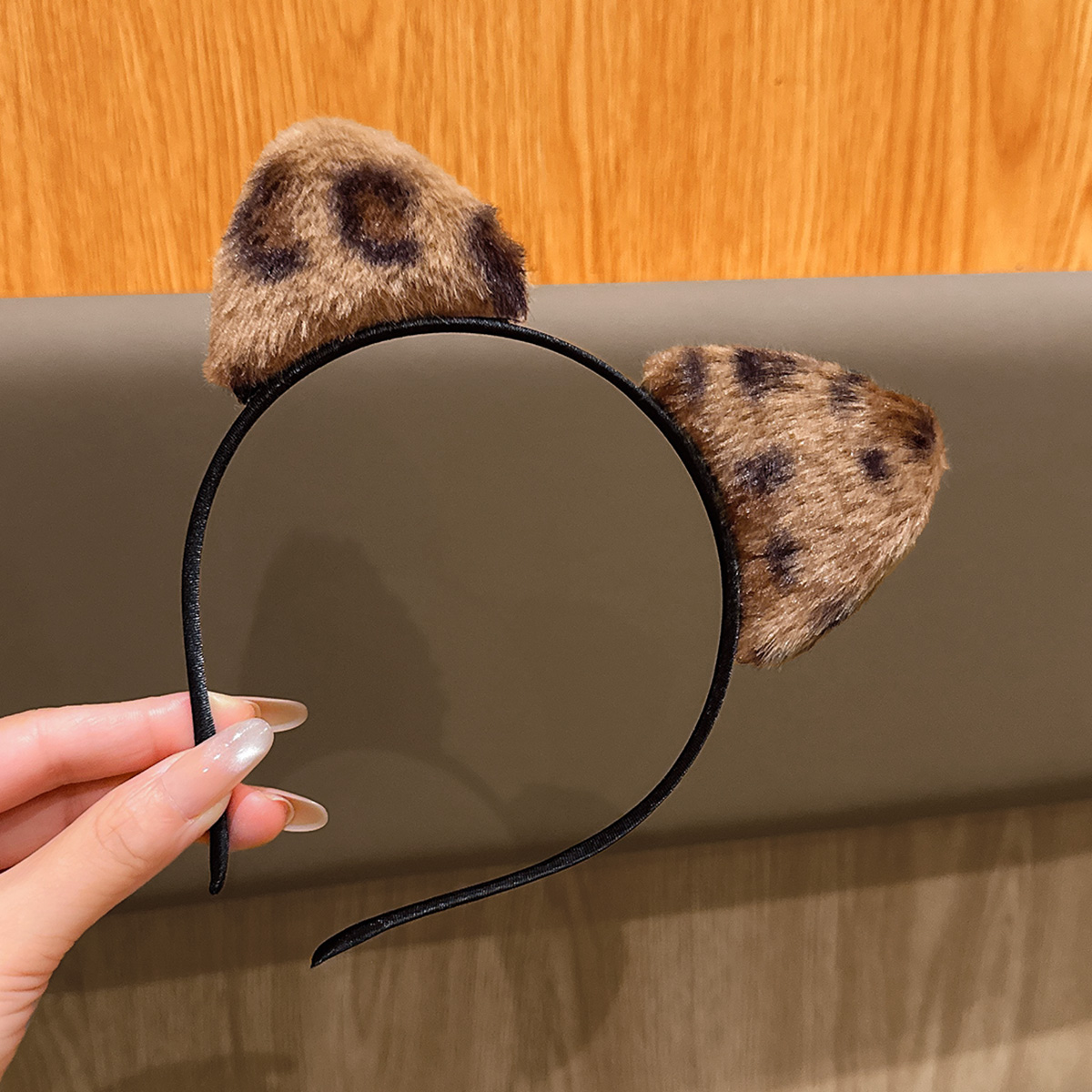 ที่คาดผมขนปุยลายเสือดาวน่ารักอ - Reindeer Antlers Headband บทวิจารณ์และราคา