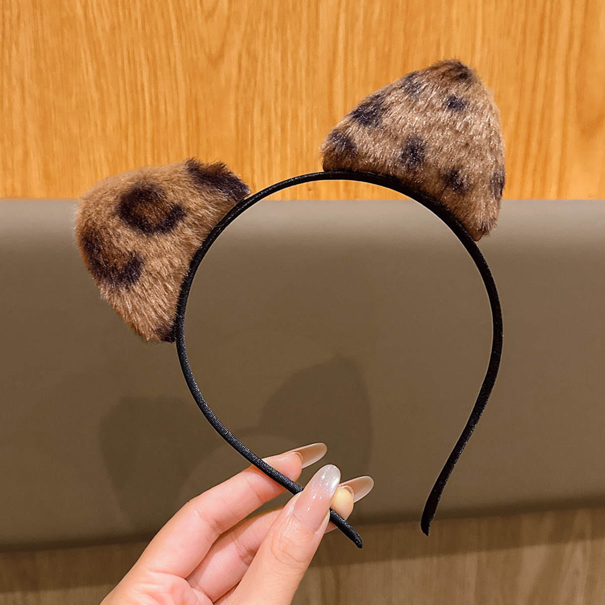 ที่คาดผมขนปุยลายเสือดาวน่ารักอ - Reindeer Antlers Headband บทวิจารณ์และราคา