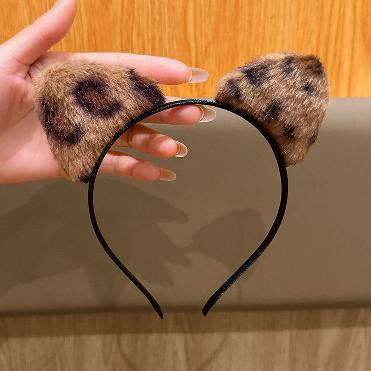 ที่คาดผมขนปุยลายเสือดาวน่ารักอ - Reindeer Antlers Headband บทวิจารณ์และราคา