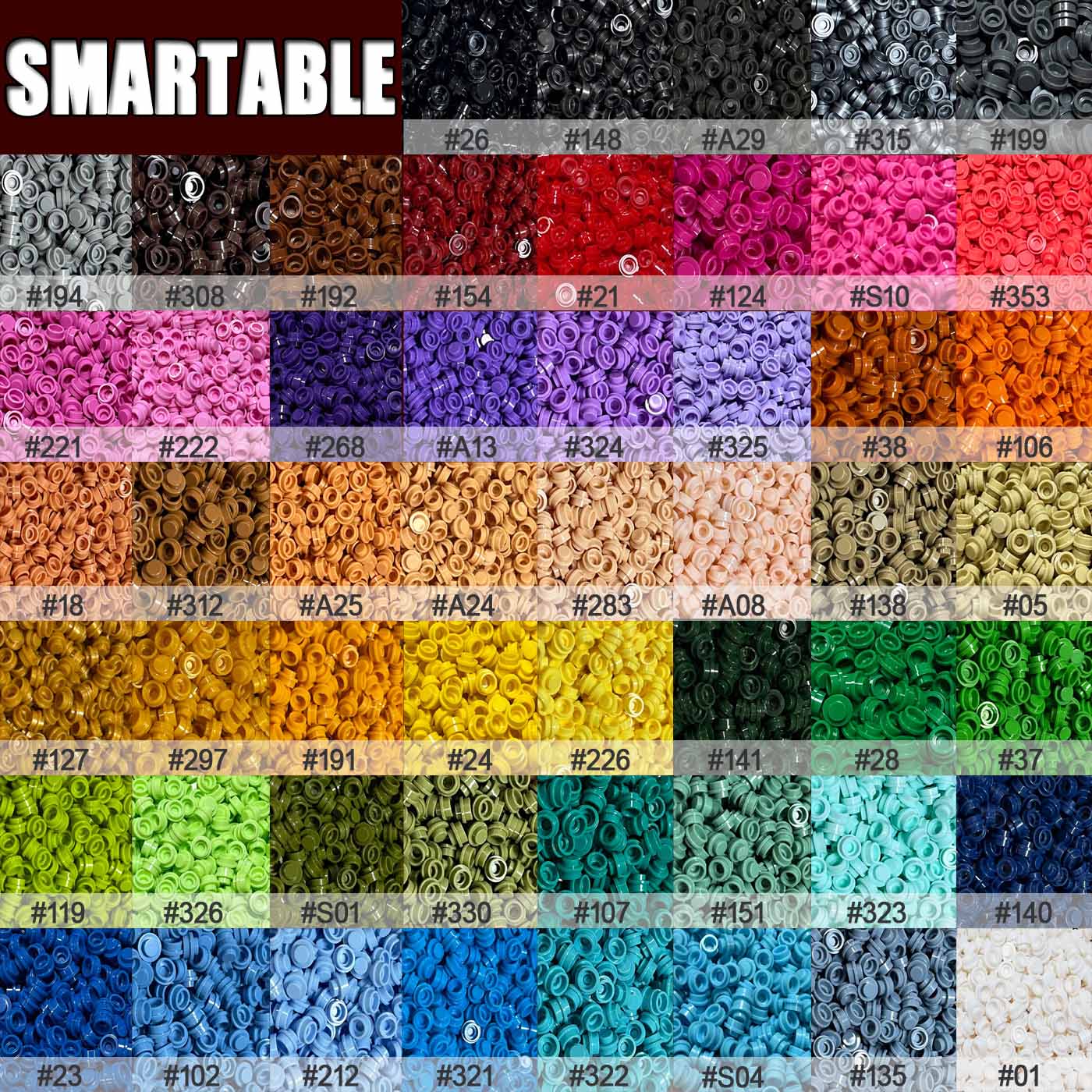 แผ่นกลม1X1 DIY Pixel Art Remix - Lego Set City บทวิจารณ์และราคา