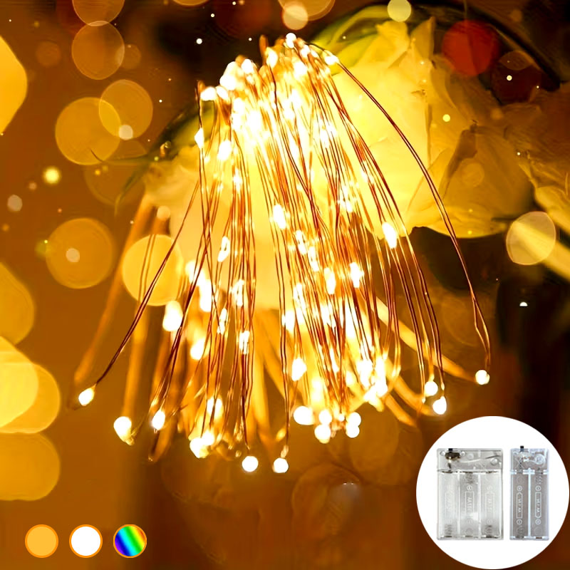 ไฟประดับแบบ LED, ไฟสายลวดทองแด - Led Fairy String Lights บทวิจารณ์และราคา