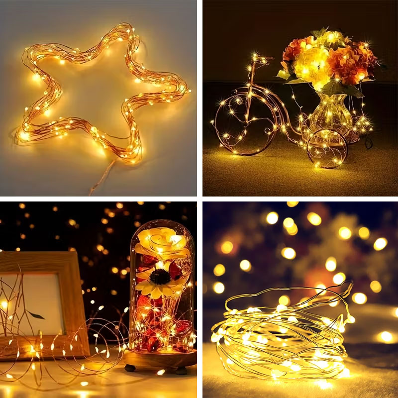 ไฟประดับแบบ LED, ไฟสายลวดทองแด - Led Fairy String Lights บทวิจารณ์และราคา