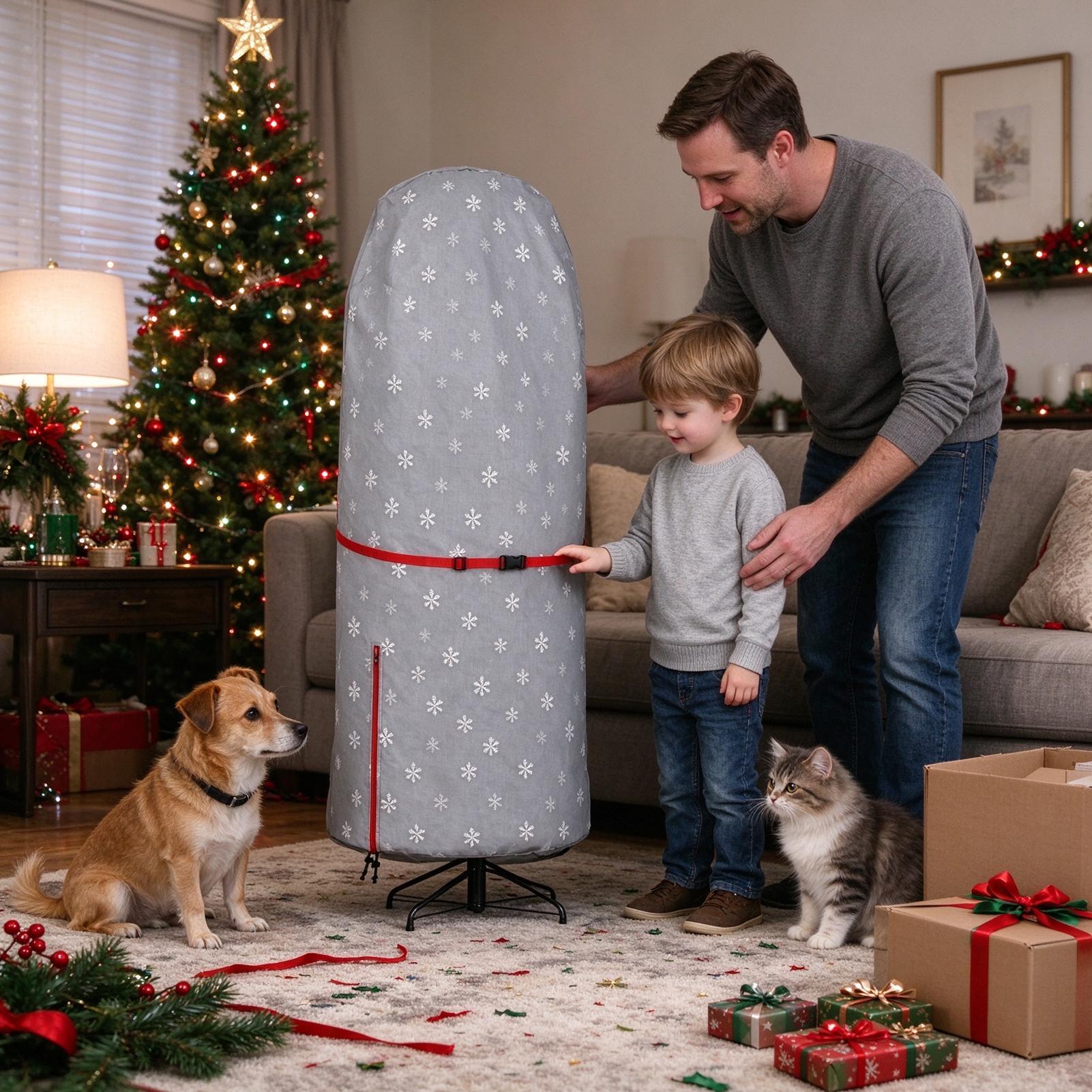 กระเป๋าจัดเก็บต้นคริสต์มาสแบบต - Christmas Tree Artificial บทวิจารณ์และราคา