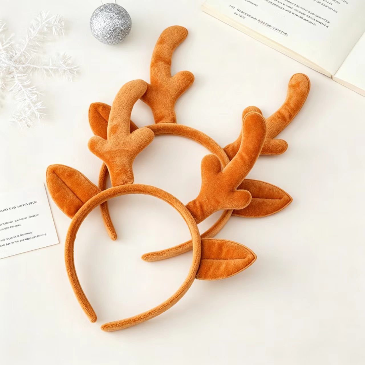 ที่คาดผมเขากวางเรนเดียร์คริสต์ - Reindeer Antlers Headband บทวิจารณ์และราคา