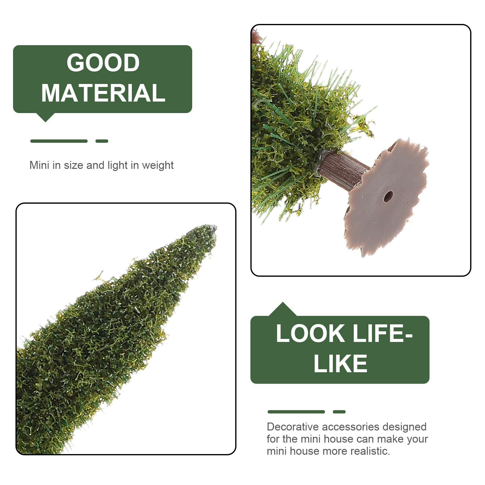 10 ชิ้น ต้นสนจำลองขนาดเล็ก ต้น - Christmas Tree Artificial บทวิจารณ์และราคา