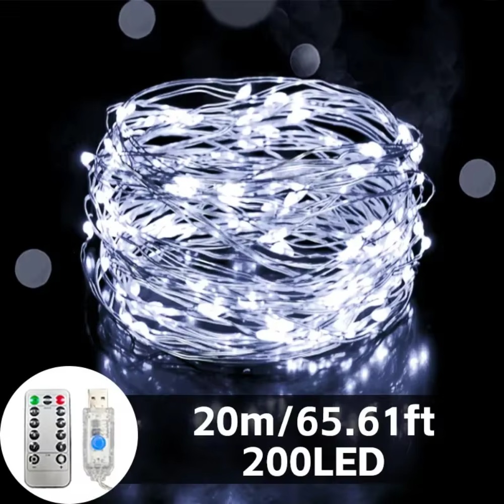 ไฟประดับ LED ลวดทองแดง ใช้พลัง - Led Fairy String Lights บทวิจารณ์และราคา